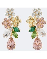 Jennifer Behr - Bouquet-Plated Drop Earrings - Lyst