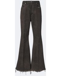 Rick Owens - Bolan Distressed Flared Jeans - Lyst