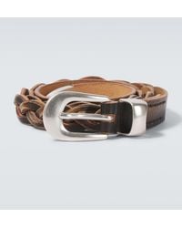 Our Legacy - 20Mm Braided Leather Belt - Lyst