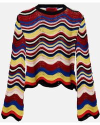 La DoubleJ - Top Chevron De Croche De Algodon - Lyst