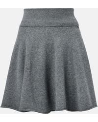 Extreme Cashmere - N°379 Girl Cashmere-Blend Miniskirt - Lyst