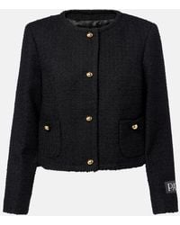 Patou - Wool-Blend Tweed Jacket - Lyst