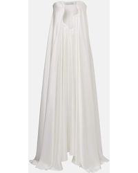 Christopher Esber - Vestido Largo Salacia De Seda - Lyst
