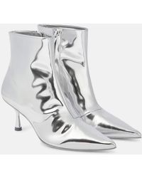 Jonathan Simkhai - Saanvi Metallic Leather Ankle Boots - Lyst