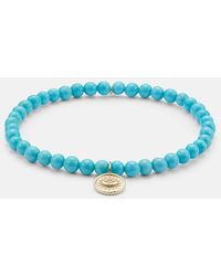 Sydney Evan - Small 14Kt Pendant Necklace With Diamond - Lyst