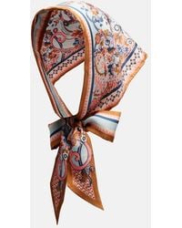 Zimmermann - Printed Silk Head Wrap - Lyst
