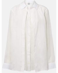 TOTEME - Layered Ramie Voile Shirt - Lyst