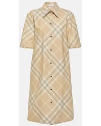 Burberry - Shirt Dresses - Lyst