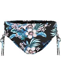 Diane von Furstenberg Bedrucktes Bikini-Höschen - Schwarz