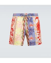 Etro - Printed Swim Shorts - Lyst