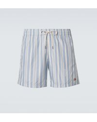 Moncler - Archivio Striped Swim Trunks - Lyst