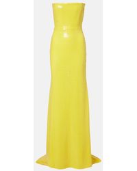 Alex Perry - Sequined Corset Gown - Lyst