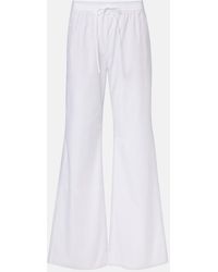 Dorothee Schumacher - Poplin Power Ii Cotton Poplin Wide-Leg Pants - Lyst