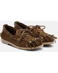 Golden Goose - Cruise Beaded Suede Boat Shoes - Lyst