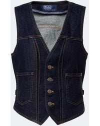 Polo Ralph Lauren - Denim Vest - Lyst