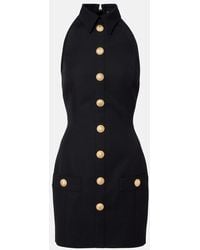 Balmain - Dress With Collar - Lyst