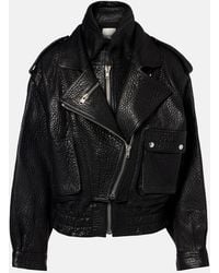 Isabel Marant - Aneli Leather Biker Jacket - Lyst