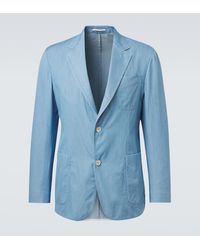 dunhill - Chaqueta De Traje De Algodon - Lyst