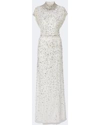 Jenny Packham - Crystal Drop Embellished Gown - Lyst