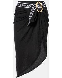 Balmain - Logo Beach Cover-Up - Lyst