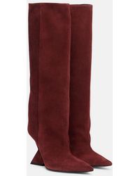 The Attico - Cheope 105 Suede Knee-High Boots - Lyst