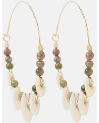 Isabel Marant - Adriel Beaded Hoop Earrings - Lyst