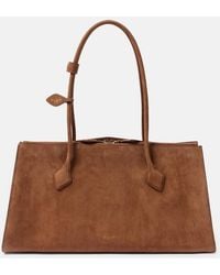 Alaïa - Tote Bag Le Teckel Aus Veloursleder - Lyst