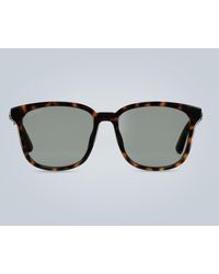 Gucci Occhiali da sole squadrati - Marrone