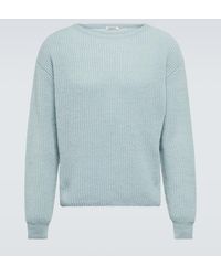 AURALEE - Ribbed-knit Wool Sweater - Lyst
