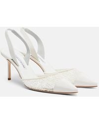 Manolo Blahnik - Capsli 70 Slingback Pumps - Lyst