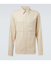 Rick Owens - Cotton And Linen Corduroy Overshirt - Lyst