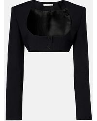Nensi Dojaka - Crepe Crop Top - Lyst