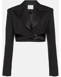 Dion Lee - Buckle-Detail Cropped Blazer - Lyst