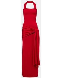 AYA MUSE - Knitted Silk And Cotton Maxi Dress - Lyst