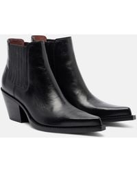 Paris Texas - Dallas 60 Leather Ankle Boots - Lyst