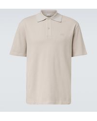 Loewe - Double L Cotton Pique Polo Shirt - Lyst
