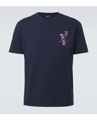 Etro - Printed Cotton Jersey T-Shirt - Lyst