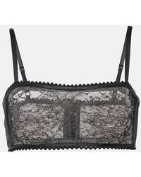 Wardrobe NYC - Floral Lace Bralette - Lyst