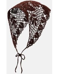 Magda Butrym - Crochet Cotton Headwrap - Lyst