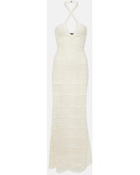 Tom Ford - Halterneck Crochet Maxi Dress - Lyst