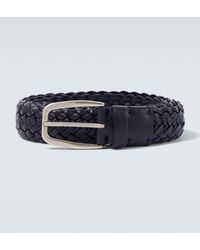 ZEGNA - Braided Leather Belt - Lyst