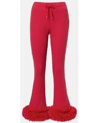 Balenciaga - Low-Rise Cotton Capri Pants - Lyst