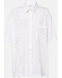 Isabel Marant - Bilya Broderie Anglaise Shirt - Lyst