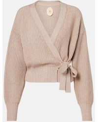 Jardin Des Orangers - Cotton And Cashmere Wrap Cardigan - Lyst