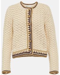 Tory Burch - Round-Neck Button-Up Cardigan - Lyst