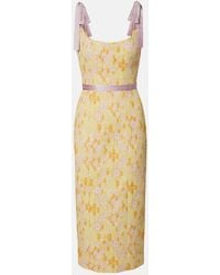 Markarian - Acacia Embroidered Brocade Corset Dress - Lyst