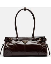 Prada - Bonnie Medium Leather Shoulder Bag - Lyst
