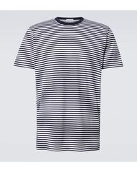 Sunspel - Striped Cotton Jersey T-Shirt - Lyst