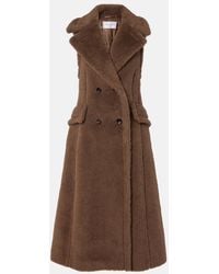 Max Mara - Alpaca, Wool, And Silk Teddy Coat - Lyst