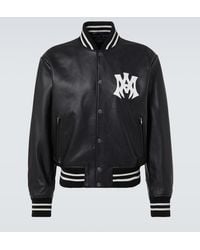 Amiri - Ma Hollywood Leather Bomber Jacket - Lyst